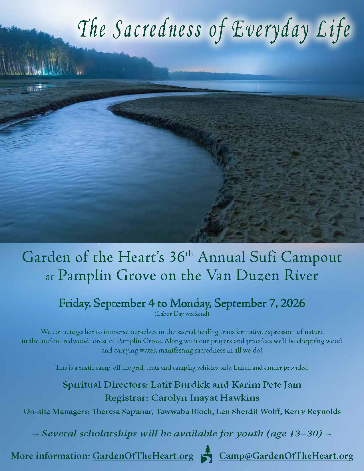 Join us for Pamplin Grove Sufi Campout 2026!
